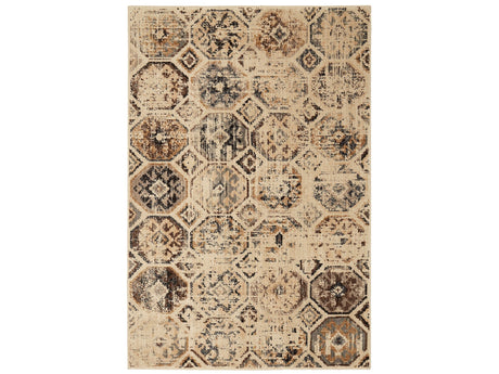 Wilhelm Relic Beige 5'3 X 7'6" Area Rug - Ornate Home