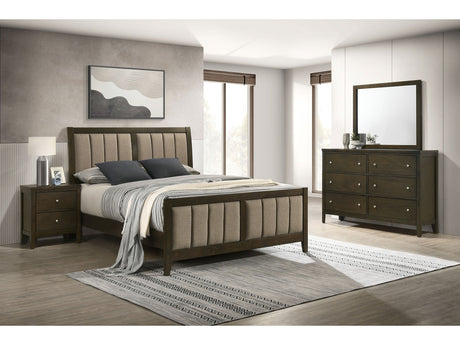 Wilkes Dark Cocoa 4-piece Full Bedroom Set - Ornate Home