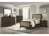 Wilkes Dark Cocoa 5-piece Twin Bedroom Set - Ornate Home