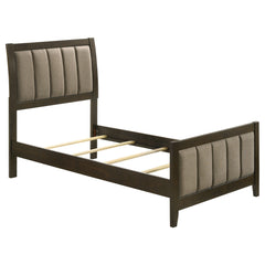 Wilkes Dark Cocoa 5-piece Twin Bedroom Set - Ornate Home