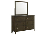 Wilkes Dark Cocoa Dresser and Mirror - Ornate Home