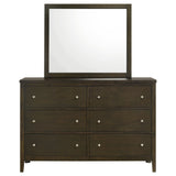 Wilkes Dark Cocoa Dresser and Mirror - Ornate Home