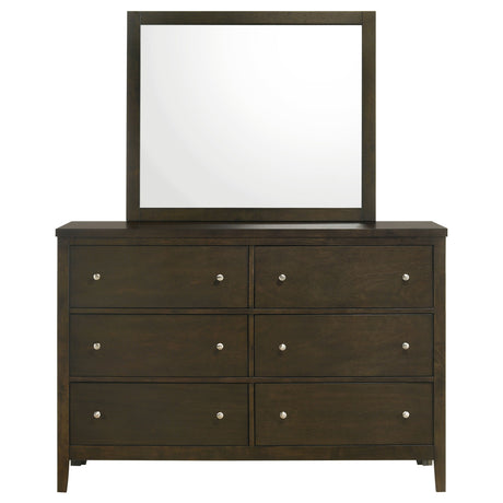 Wilkes Dark Cocoa Dresser and Mirror - Ornate Home