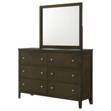 Wilkes Dark Cocoa Dresser and Mirror - Ornate Home