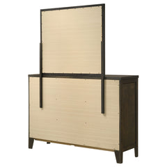 Wilkes Dark Cocoa Dresser and Mirror - Ornate Home
