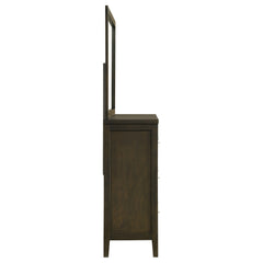 Wilkes Dark Cocoa Dresser and Mirror - Ornate Home