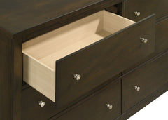 Wilkes Dark Cocoa Dresser and Mirror - Ornate Home
