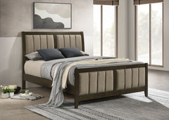 Wilkes Dark Cocoa Full Panel Bed - Ornate Home