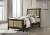 Wilkes Dark Cocoa Twin Panel Bed - Ornate Home