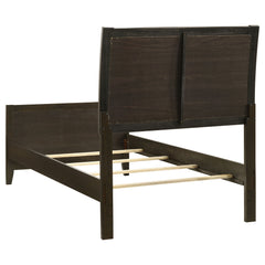 Wilkes Dark Cocoa Twin Panel Bed - Ornate Home