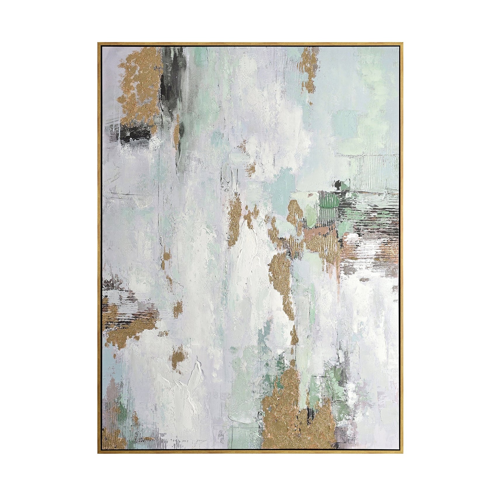 Wilkes Green/Gold Canvas - Ornate Home
