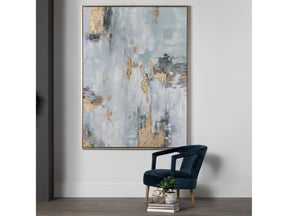 Wilkes Green/Gold Canvas - Ornate Home