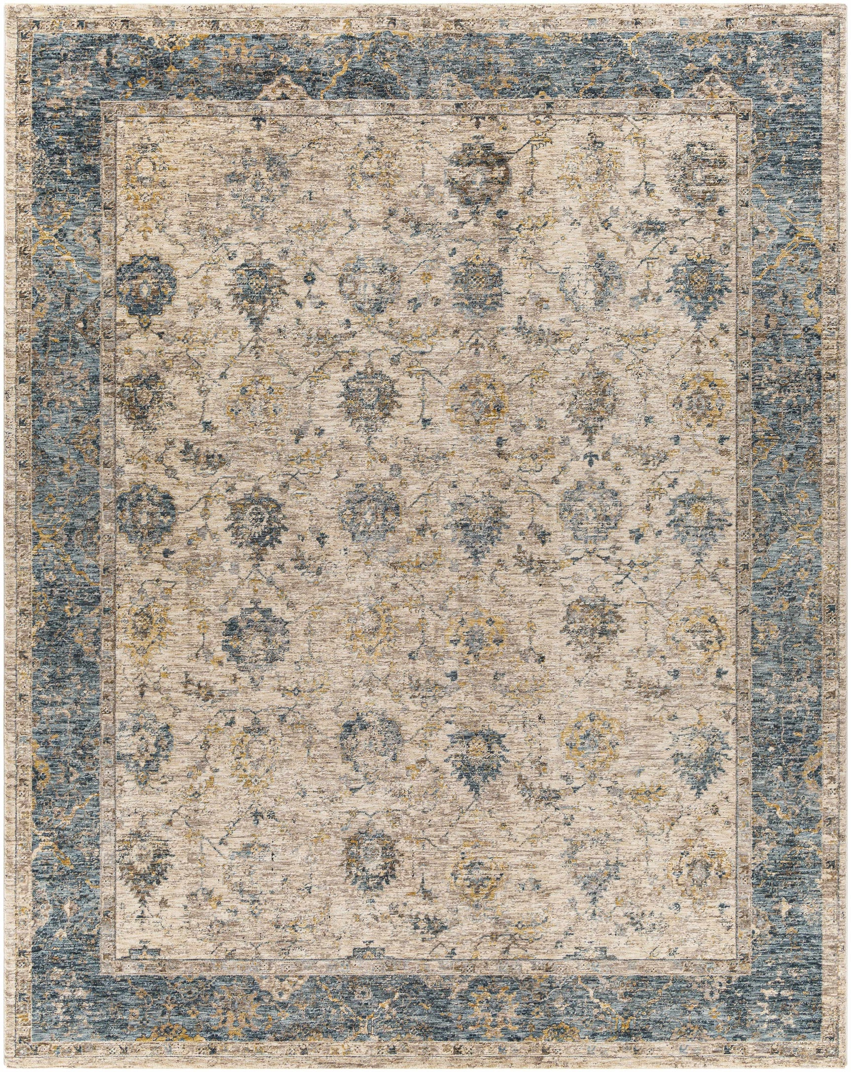 Wilkie Blue Persian Rug - Ornate Home