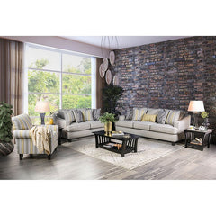 Wilkie Light Gray Loveseat - Ornate Home