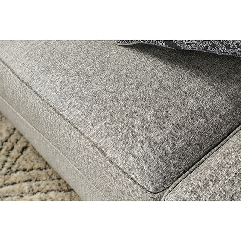 Wilkie Light Gray Loveseat - Ornate Home