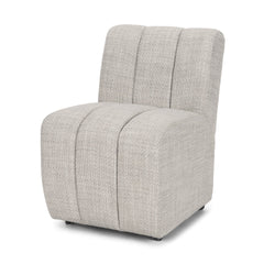Wilkins Gray Barrel Back Dining Arm Chair - Ornate Home