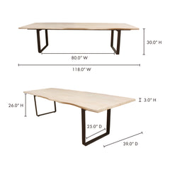 Wilks White Dining Table - Ornate Home