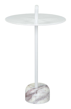 Will White Side Table - Ornate Home