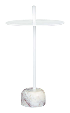 Will White Side Table - Ornate Home