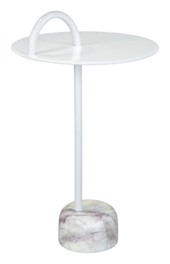 Will White Side Table - Ornate Home
