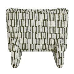 Willa Green/White Accent Chair - Ornate Home