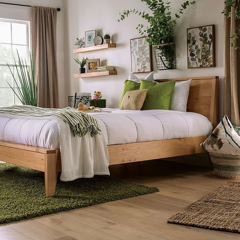 Willamette Light Oak Cal.King Bed - Ornate Home