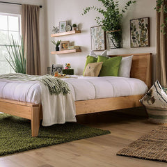 Willamette Light Oak Cal.King Bed - Ornate Home