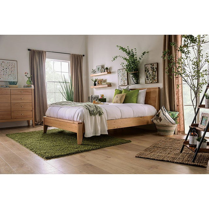 Willamette Light Oak Cal.King Bed - Ornate Home