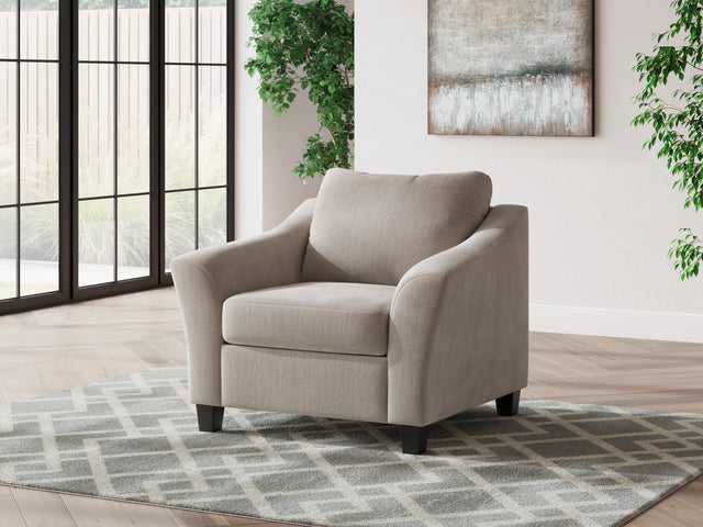 Willarae Taupe Chair and a Half (Online Special Price) - Ornate Home
