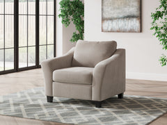 Willarae Taupe Chair and a Half - Ornate Home