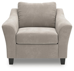 Willarae Taupe Chair and a Half - Ornate Home