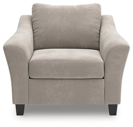 Willarae Taupe Chair and a Half - Ornate Home