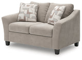 Willarae Taupe Loveseat (Online Special Price) - Ornate Home