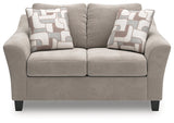 Willarae Taupe Loveseat (Online Special Price) - Ornate Home