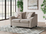 Willarae Taupe Loveseat - Ornate Home