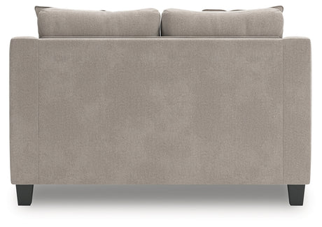 Willarae Taupe Loveseat - Ornate Home