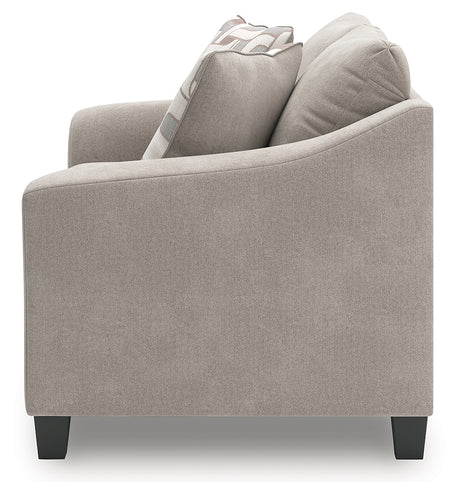 Willarae Taupe Loveseat - Ornate Home
