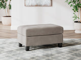 Willarae Taupe Ottoman (Online Special Price) - Ornate Home