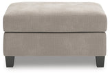 Willarae Taupe Ottoman (Online Special Price) - Ornate Home