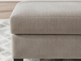 Willarae Taupe Ottoman (Online Special Price) - Ornate Home