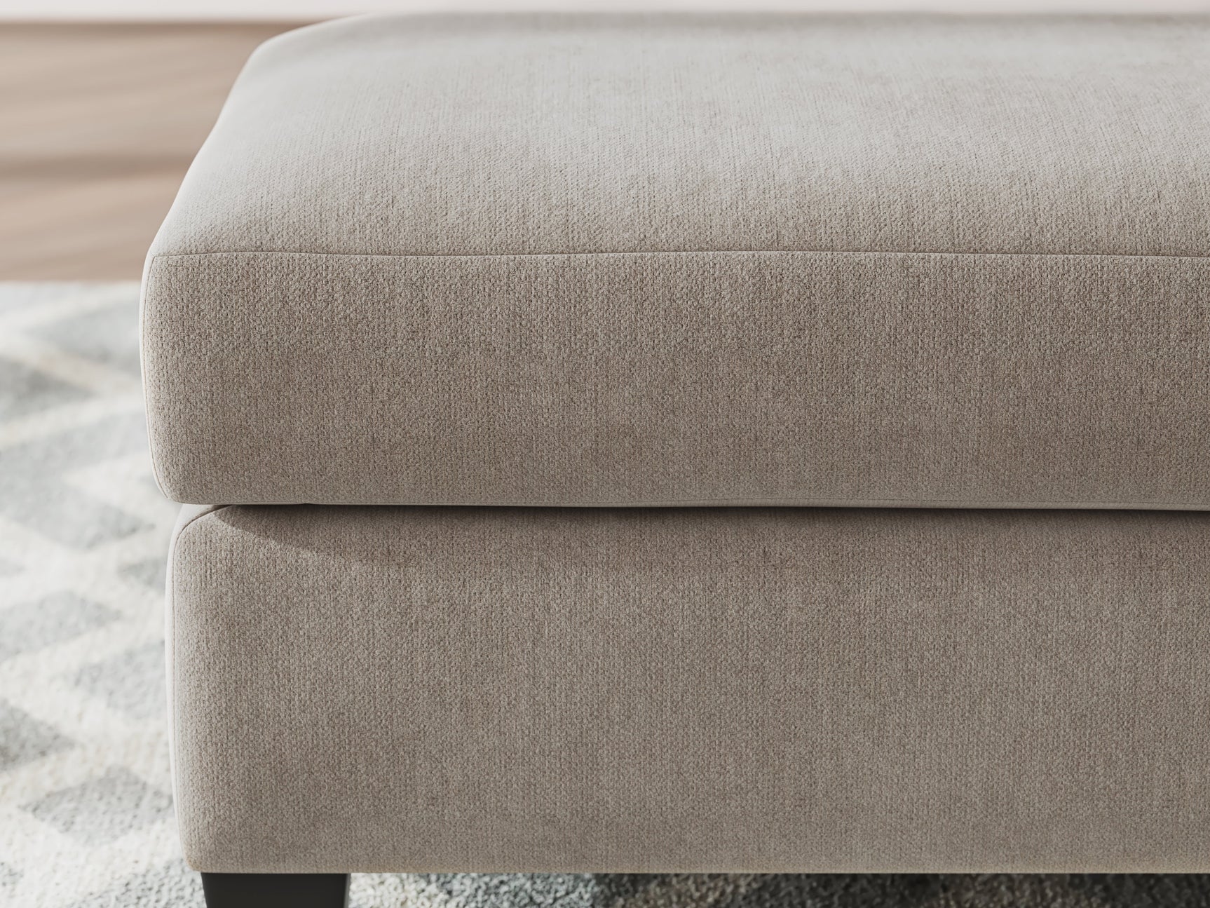 Willarae Taupe Ottoman (Online Special Price) - Ornate Home