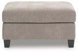 Willarae Taupe Ottoman - Ornate Home