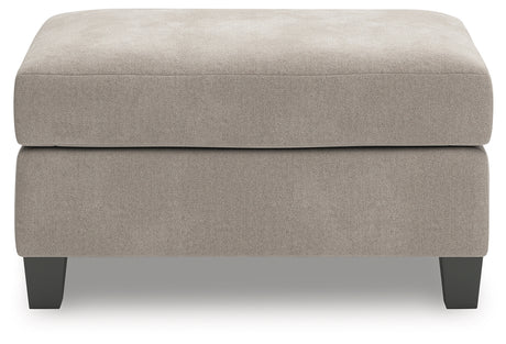 Willarae Taupe Ottoman - Ornate Home