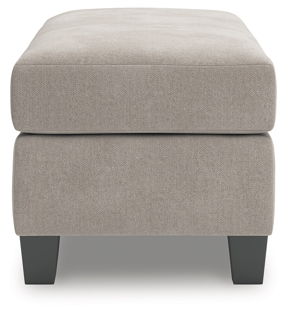 Willarae Taupe Ottoman - Ornate Home