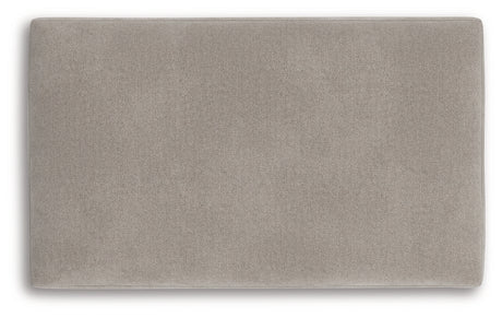 Willarae Taupe Ottoman - Ornate Home