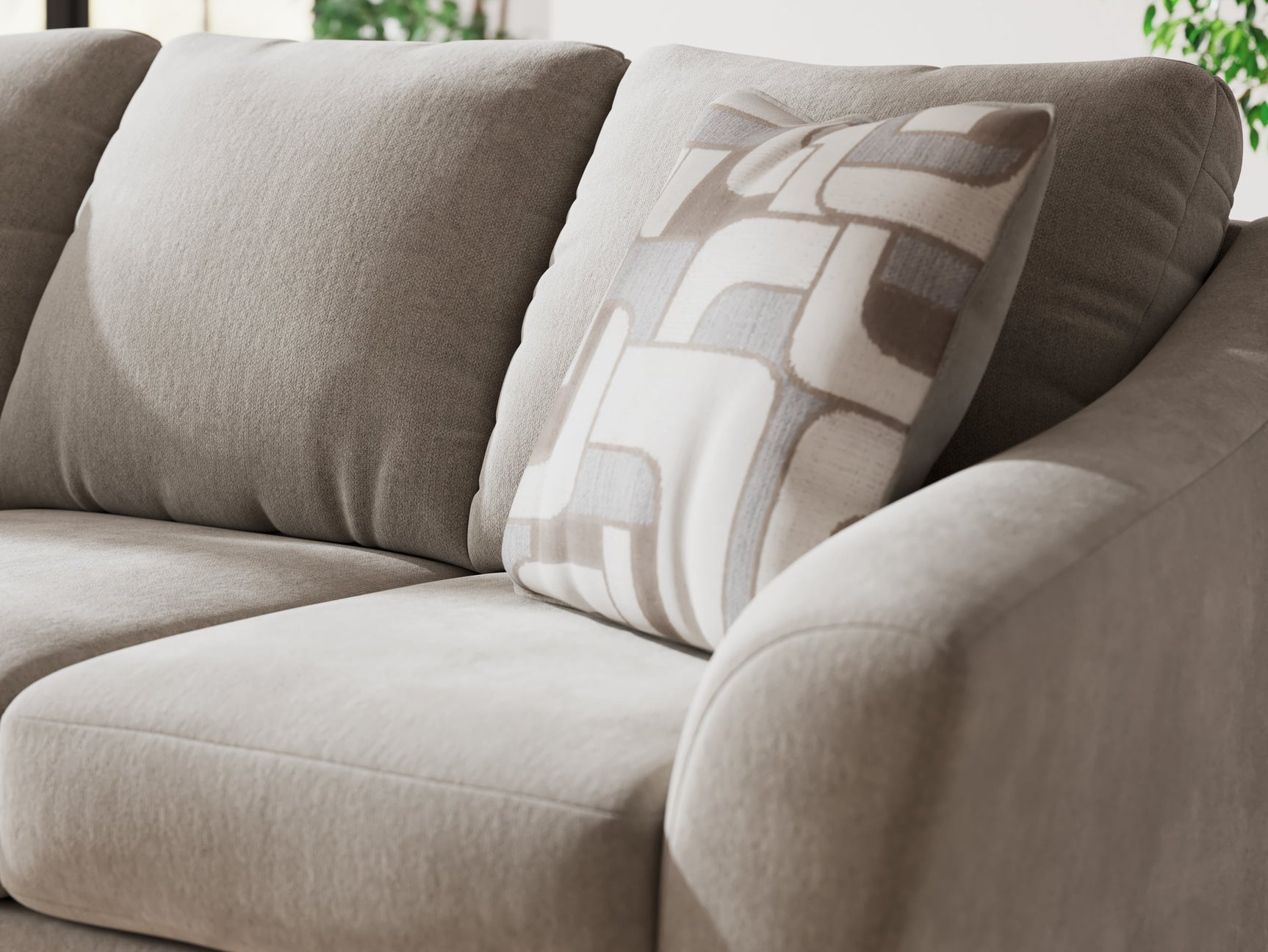 Willarae Taupe Sofa (Online Special Price) - Ornate Home