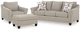 Willarae Taupe Sofa, Oversized Chair and Ottoman (Online Special Price) - Ornate Home