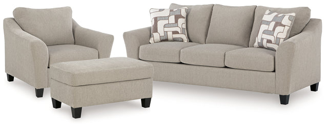 Willarae Taupe Sofa, Oversized Chair and Ottoman (Online Special Price) - Ornate Home