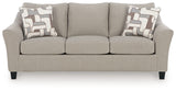 Willarae Taupe Sofa, Oversized Chair and Ottoman - Ornate Home