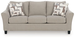 Willarae Taupe Sofa, Oversized Chair and Ottoman - Ornate Home